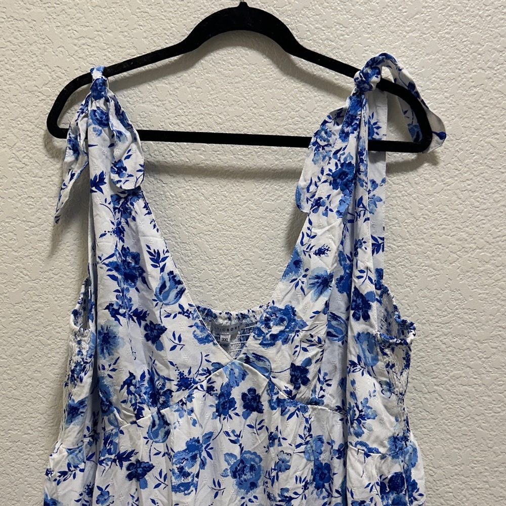 Baltic Born White and Blue Floral Dress - Picture 6 of 12